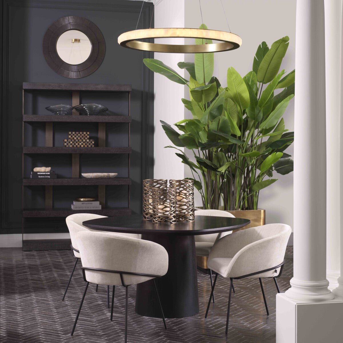 Alabaster Ring Chandelier Cabildo | Eichholtzmh.com