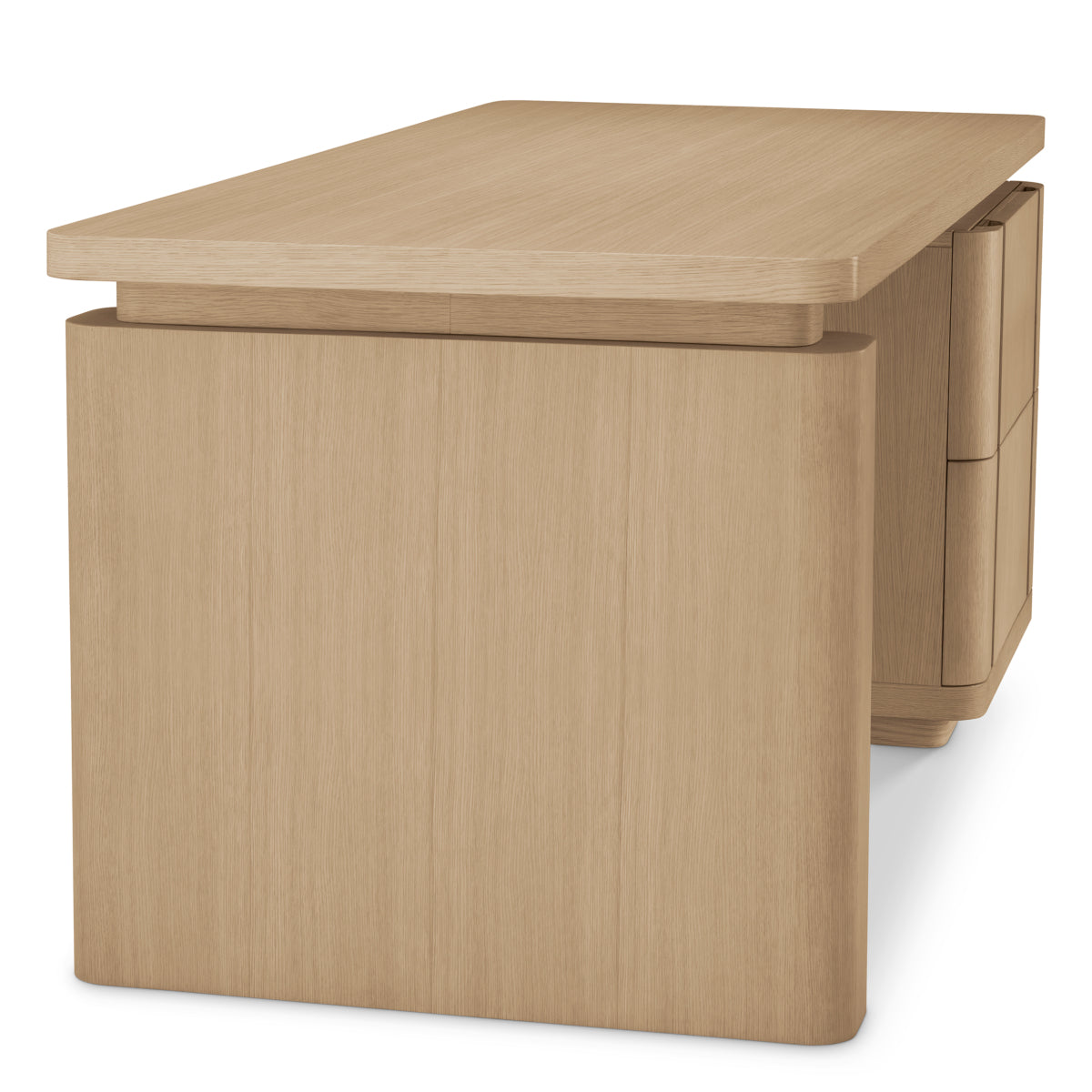 Natural Oak Contemporary Desk Modesto