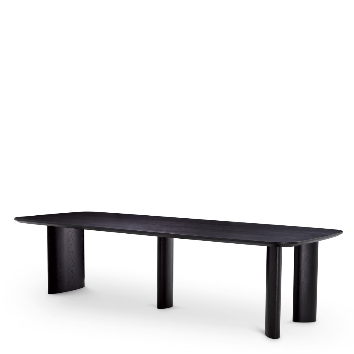 Black Rectangular Dining Table Harmonie