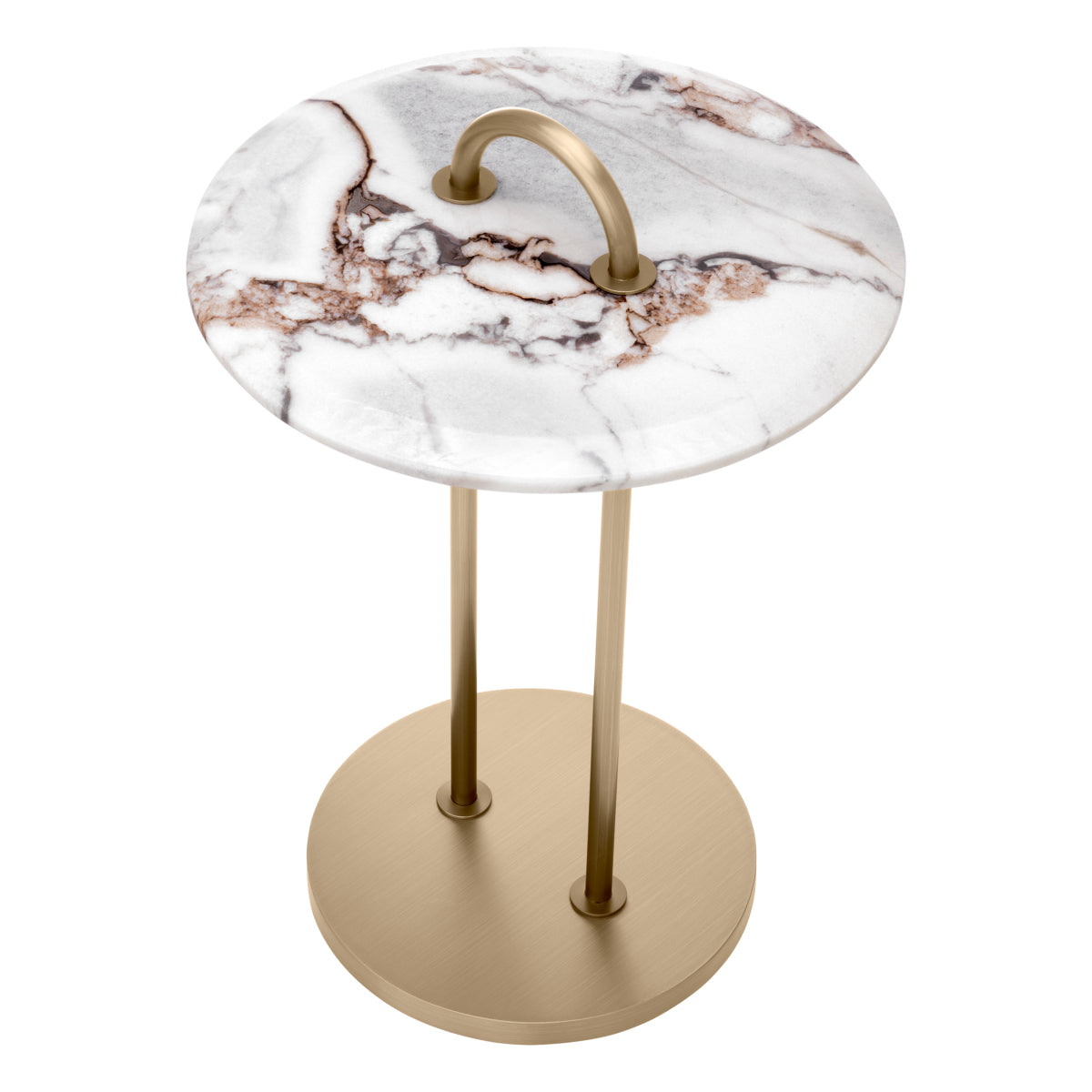 White Marble Side Table Zappa