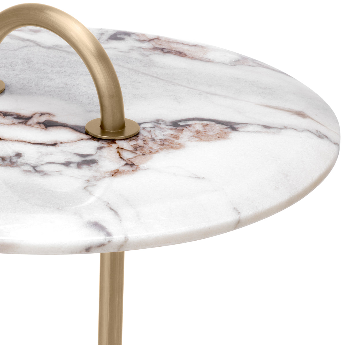White Marble Side Table Zappa