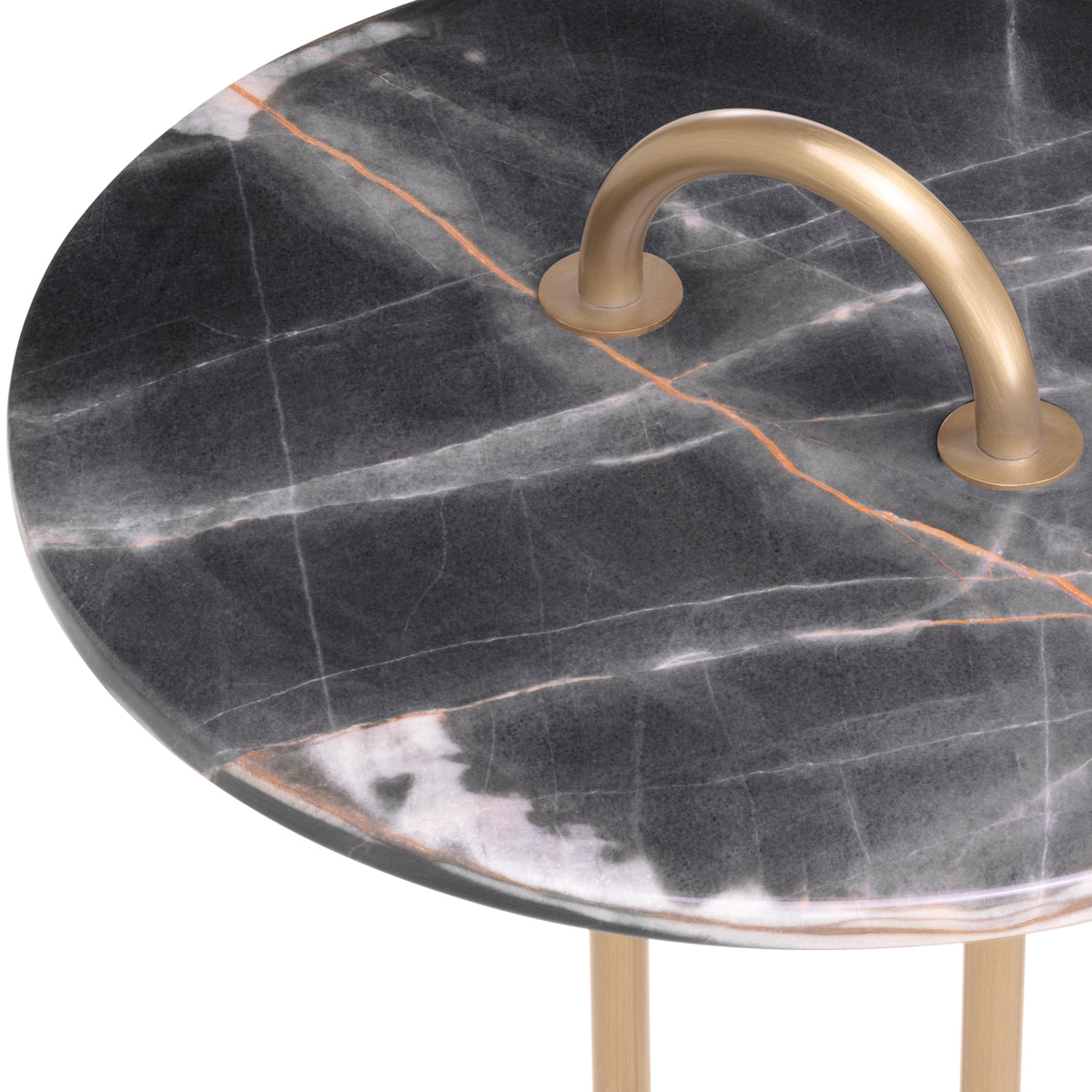 Black Marble Side Table Zappa