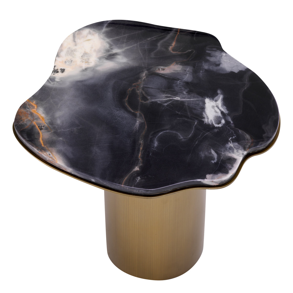 Black Free-Form Side Table Shapiro