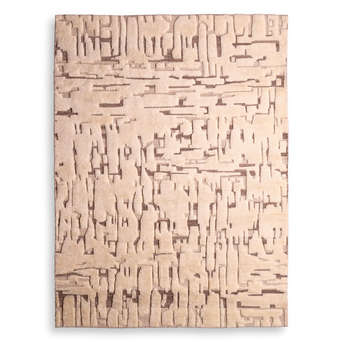 Knotted Cream Wool Carpet Eminence | Eichholtzmh.com