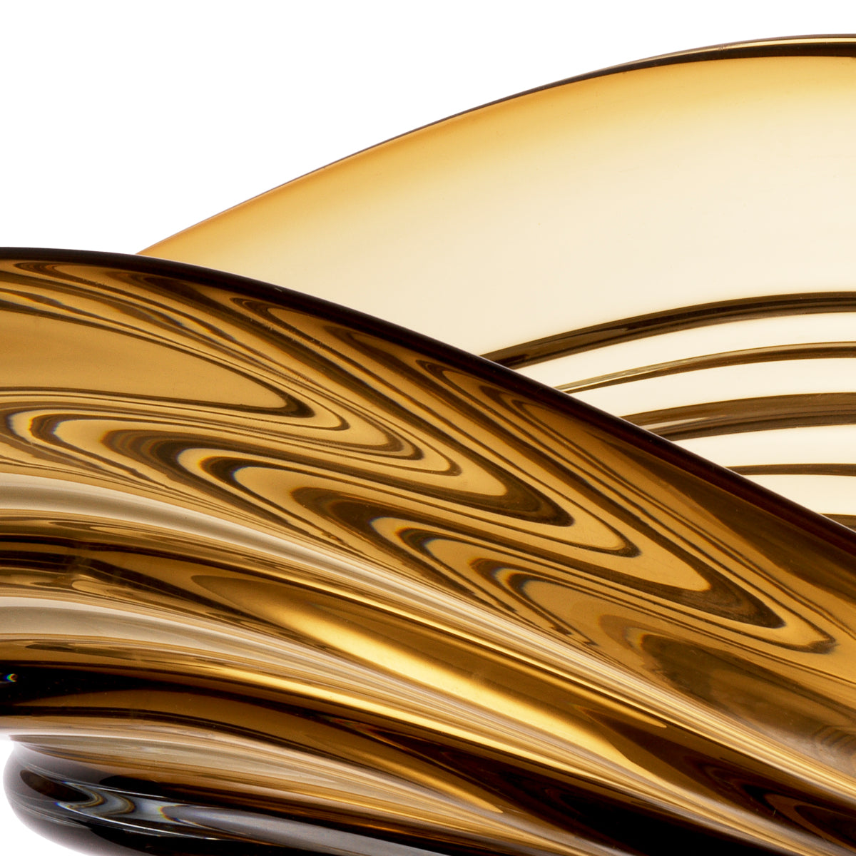 Brown Modern Glass Bowl S Pheadra