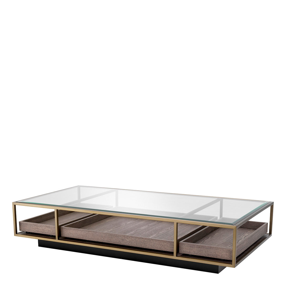 Brushed Brass Coffee Table Roxton