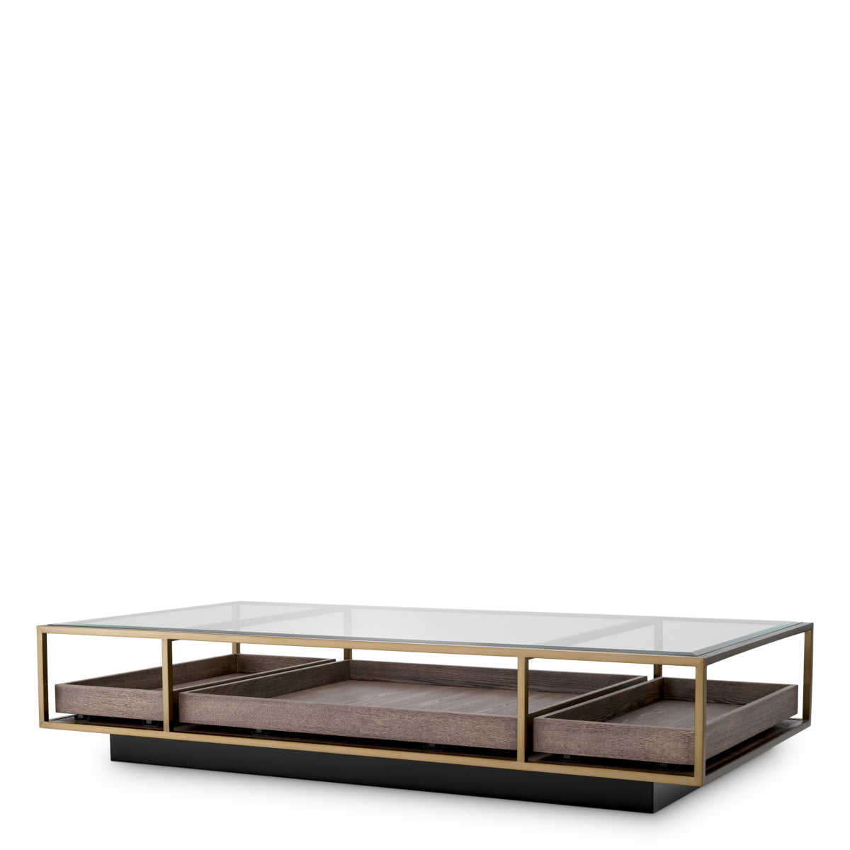 Brushed Brass Coffee Table Roxton