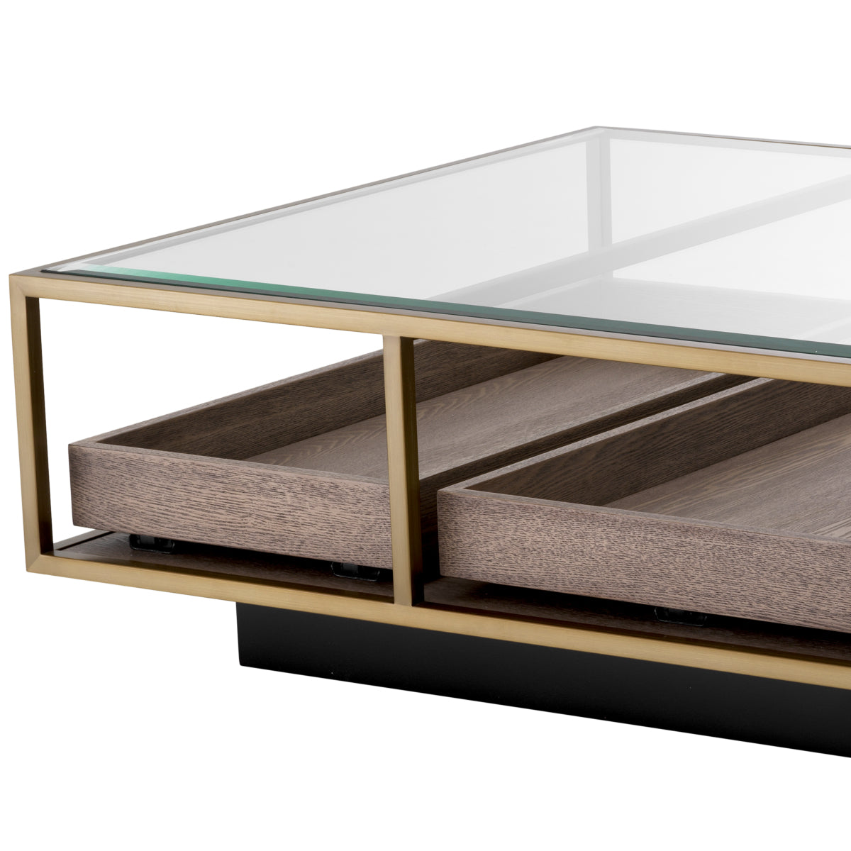 Brushed Brass Coffee Table Roxton