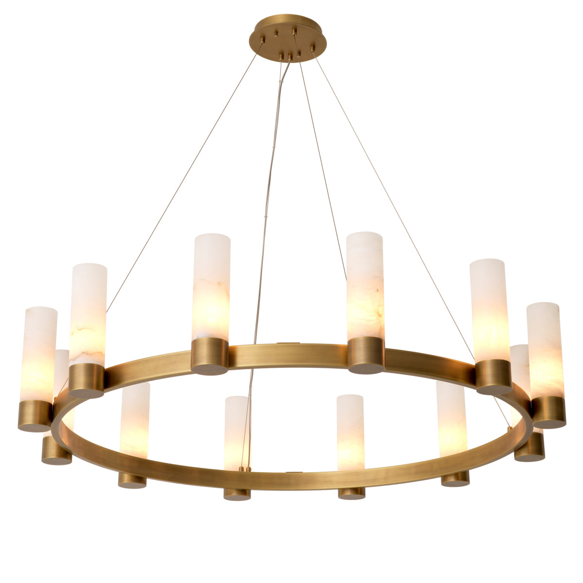 Alabaster Cylinders Chandelier Castro | Eichholtzmh.com