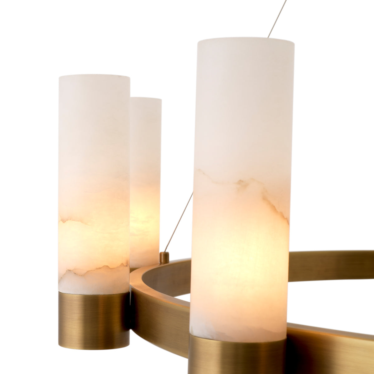 Alabaster Cylinders Chandelier Castro | Eichholtzmh.com
