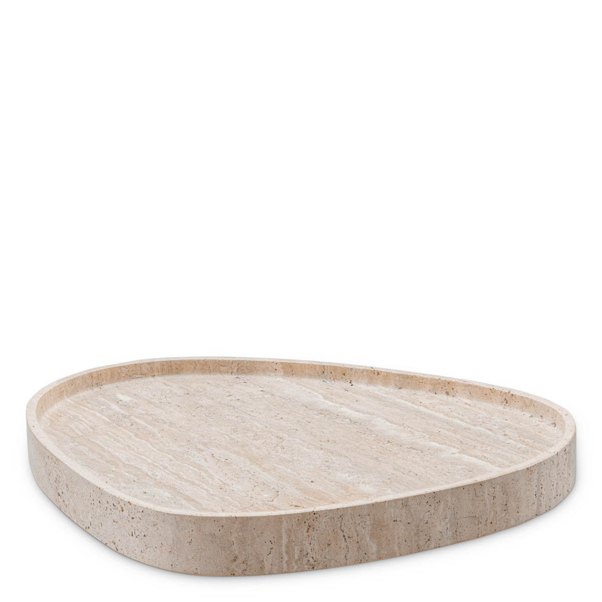 Beige Travertine Tray Arman | Eichholtzmh.com