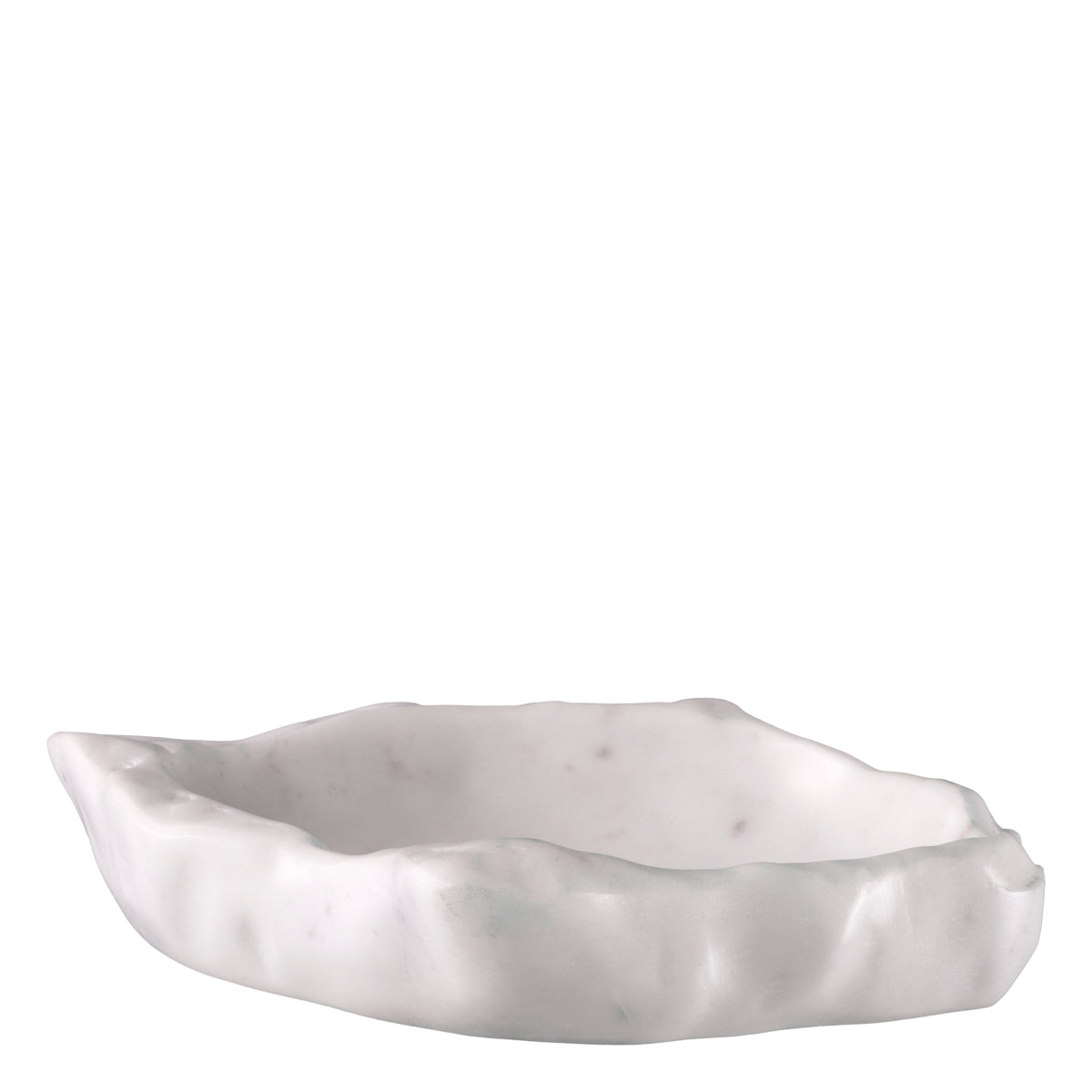 White Decorative Carved Bowl Callas