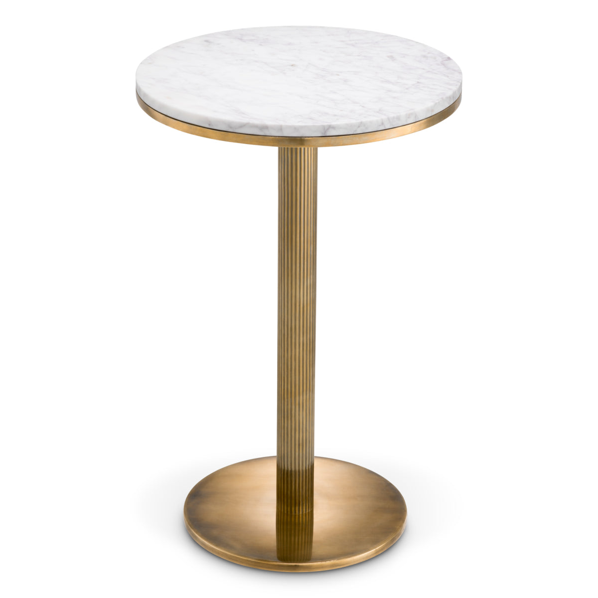 White Marble Side Table Tavolara | Eichholtzmh.com