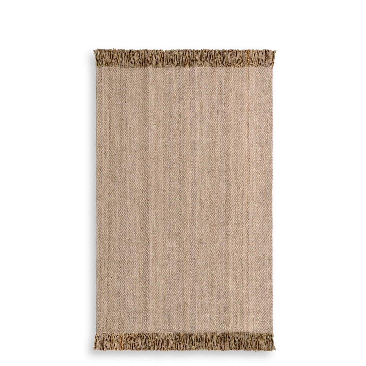 Hand-woven Jute Carpet 6'5" x 10' Vieste