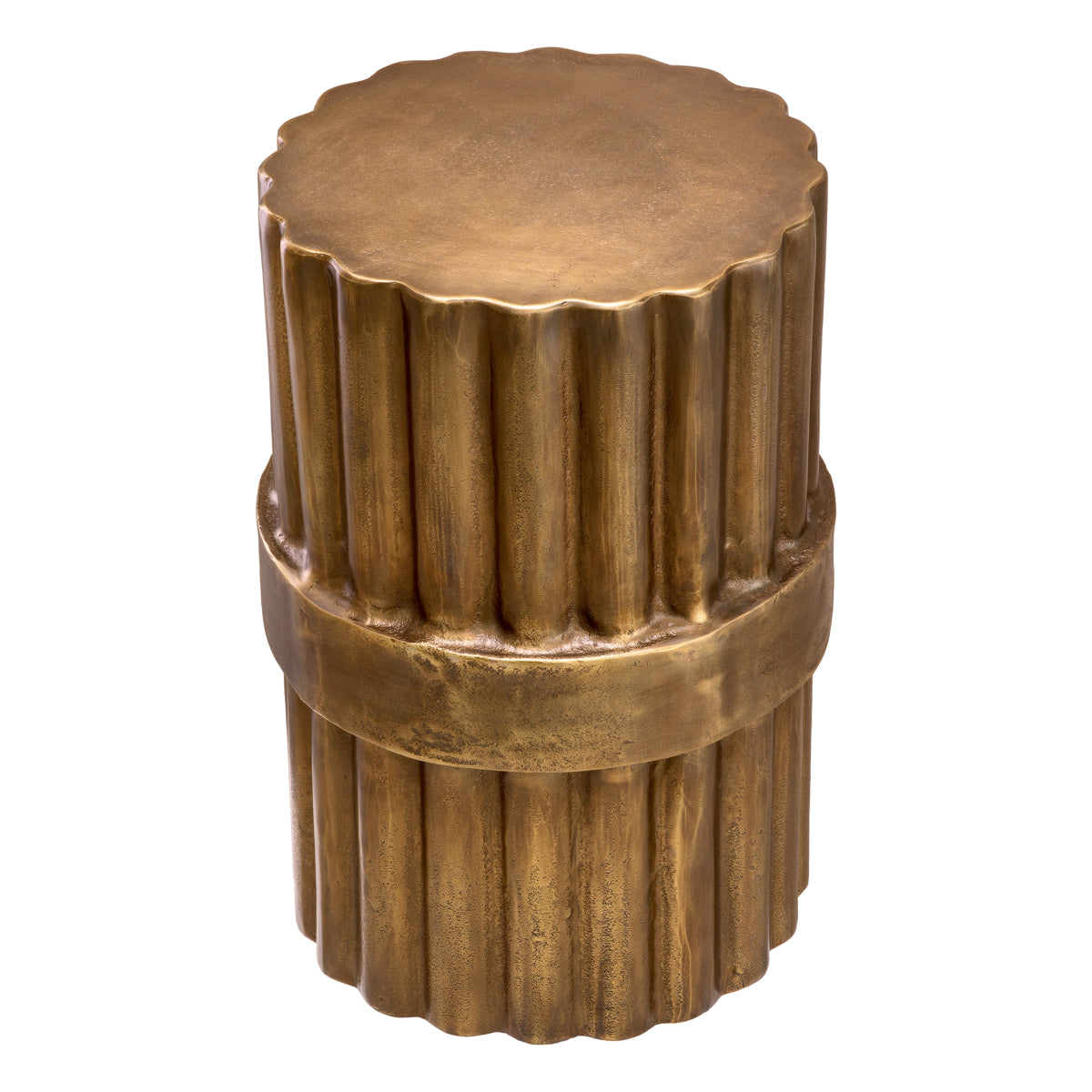 Antique Brass Side Table L Padua