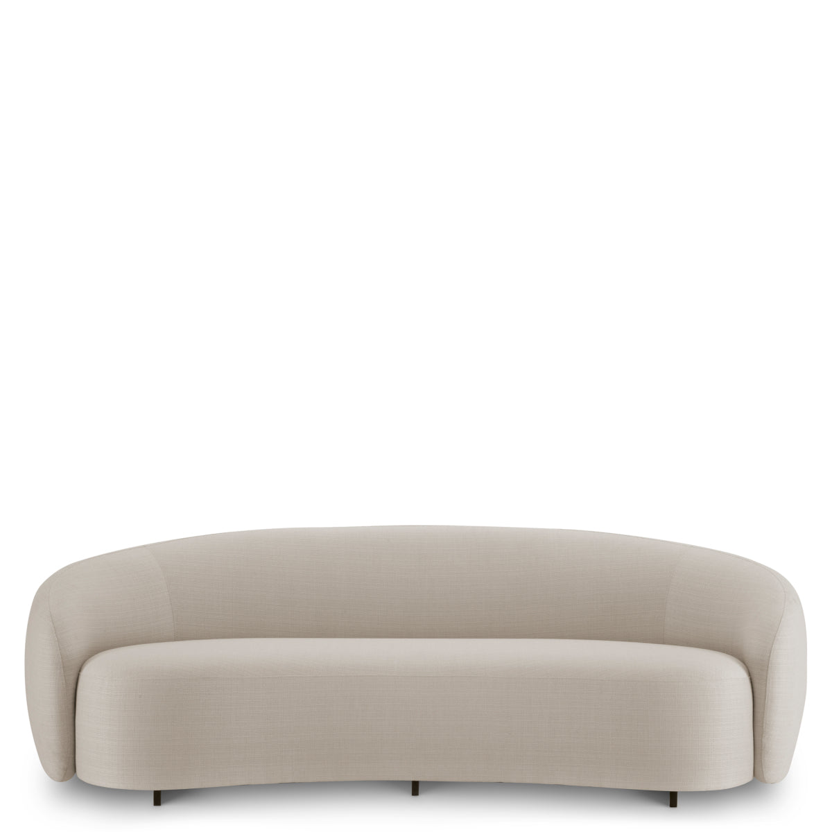 Sand Curved Outdoor Sofa Amore
