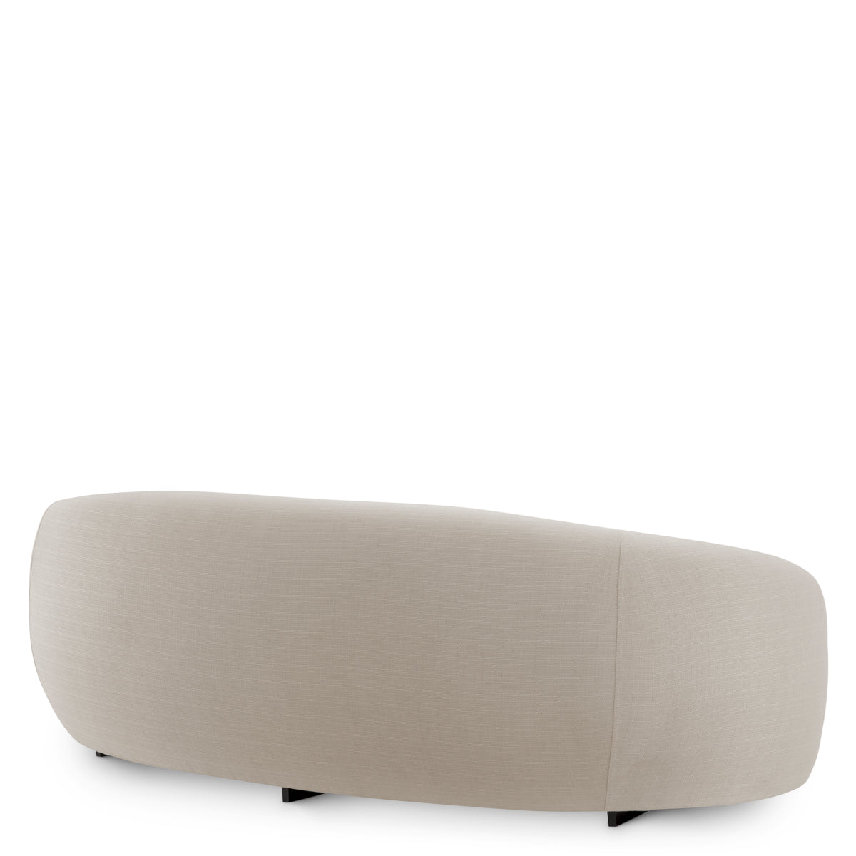 Sand Curved Outdoor Sofa Amore