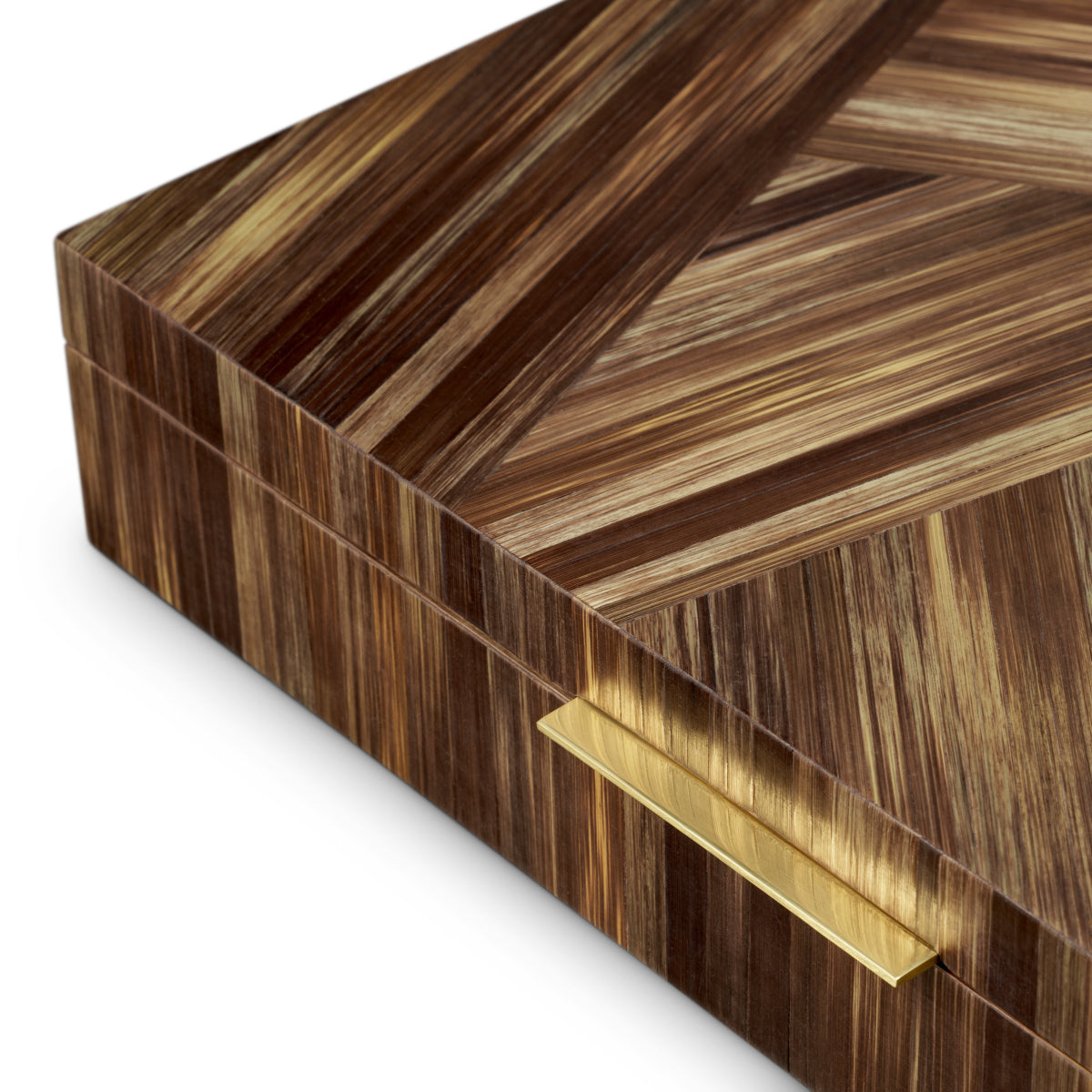 Brown Wheat Straw Decorative Box Harvard