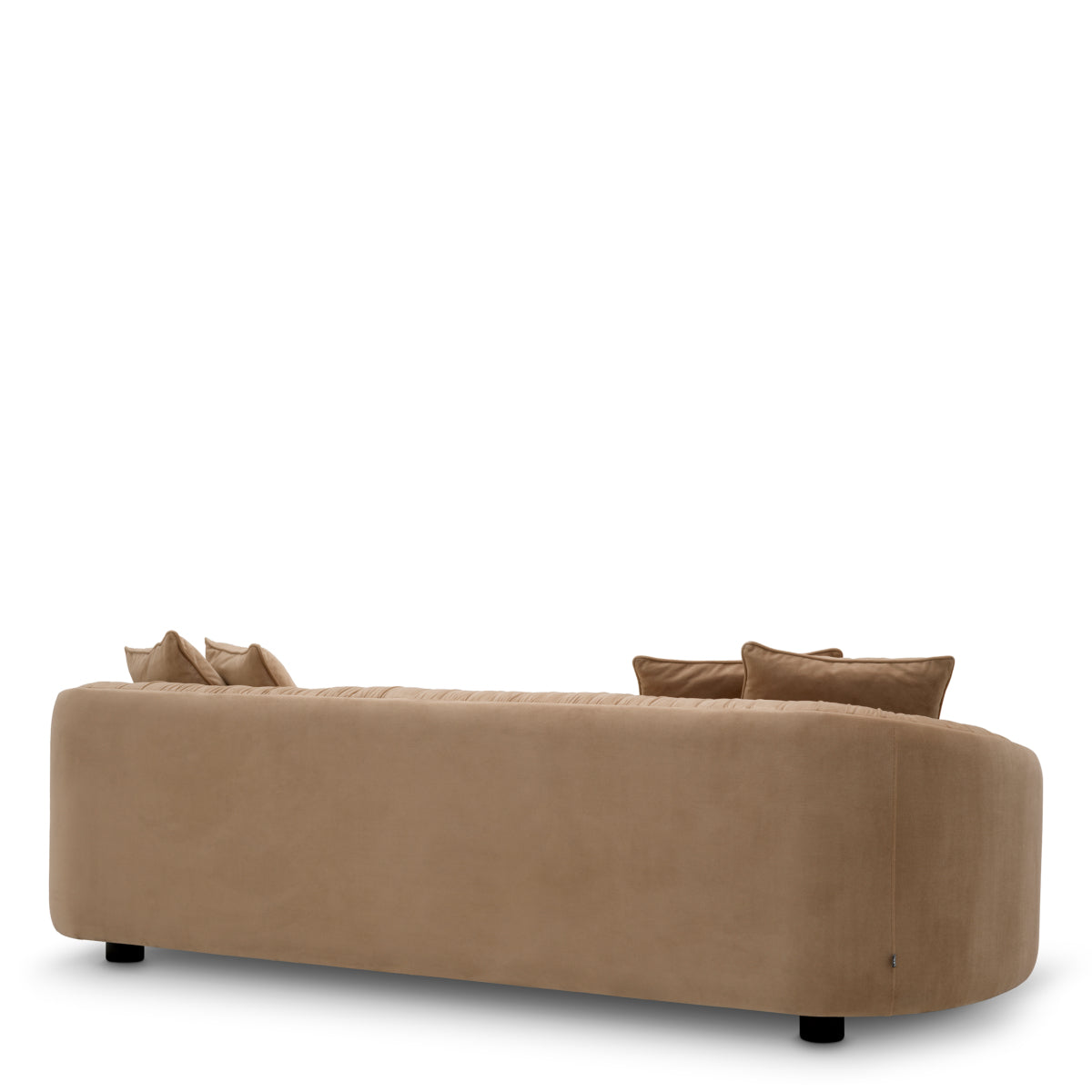 Amaro Camel Pleated Sofa Jameson
