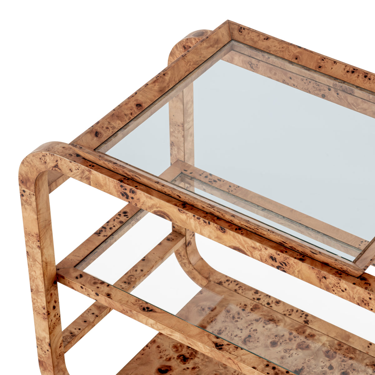 Brown Wooden Trolley Mayfair