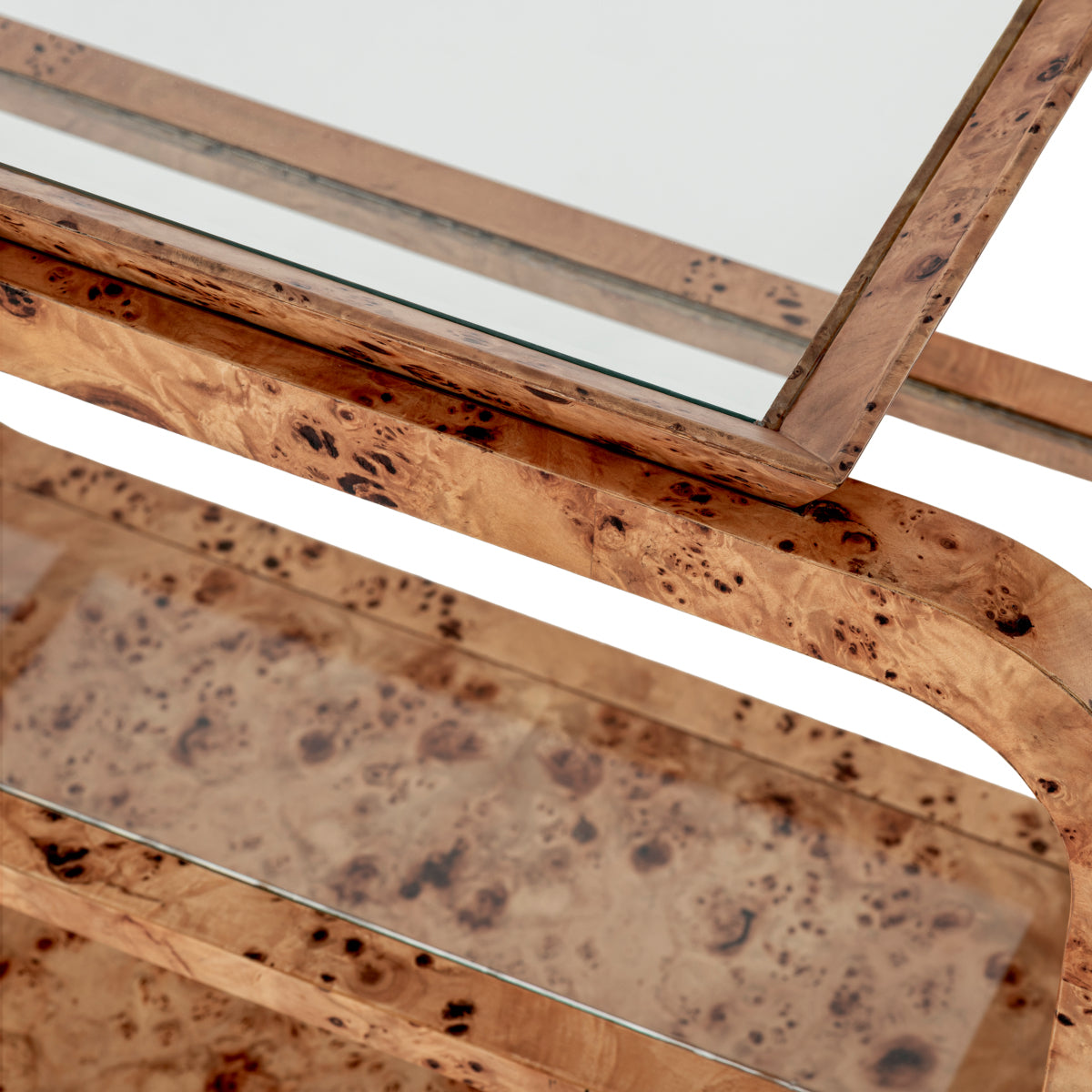 Brown Wooden Trolley Mayfair