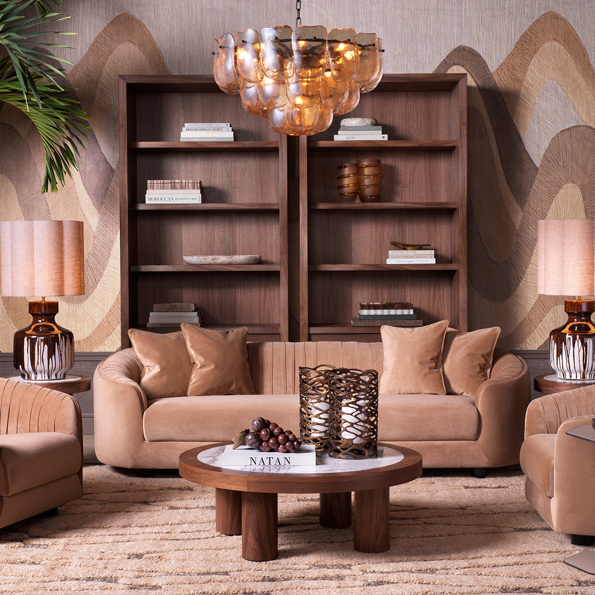 Yellow Glass Vase L Eliano