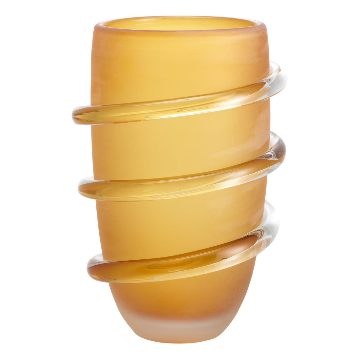 Yellow Glass Vase L Eliano