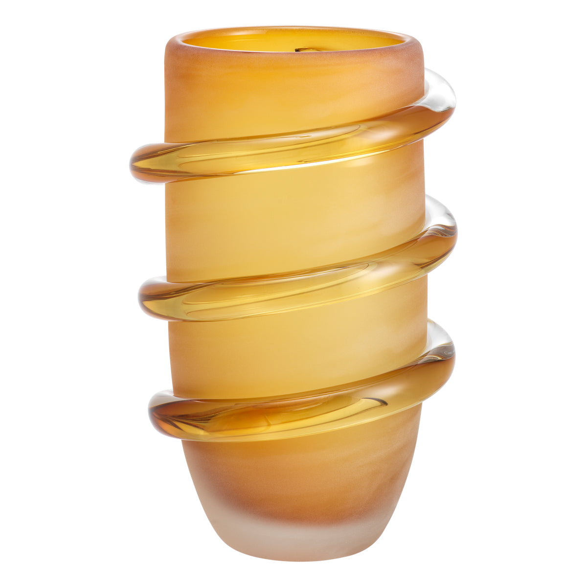Yellow Glass Vase S Eliano