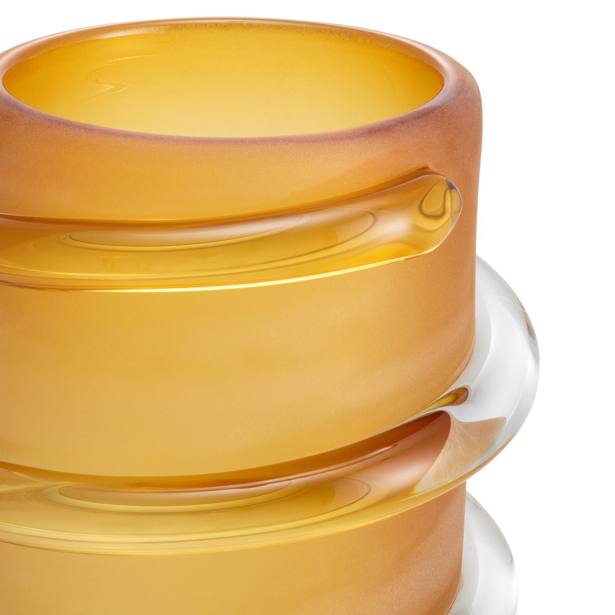 Yellow Glass Vase S Eliano