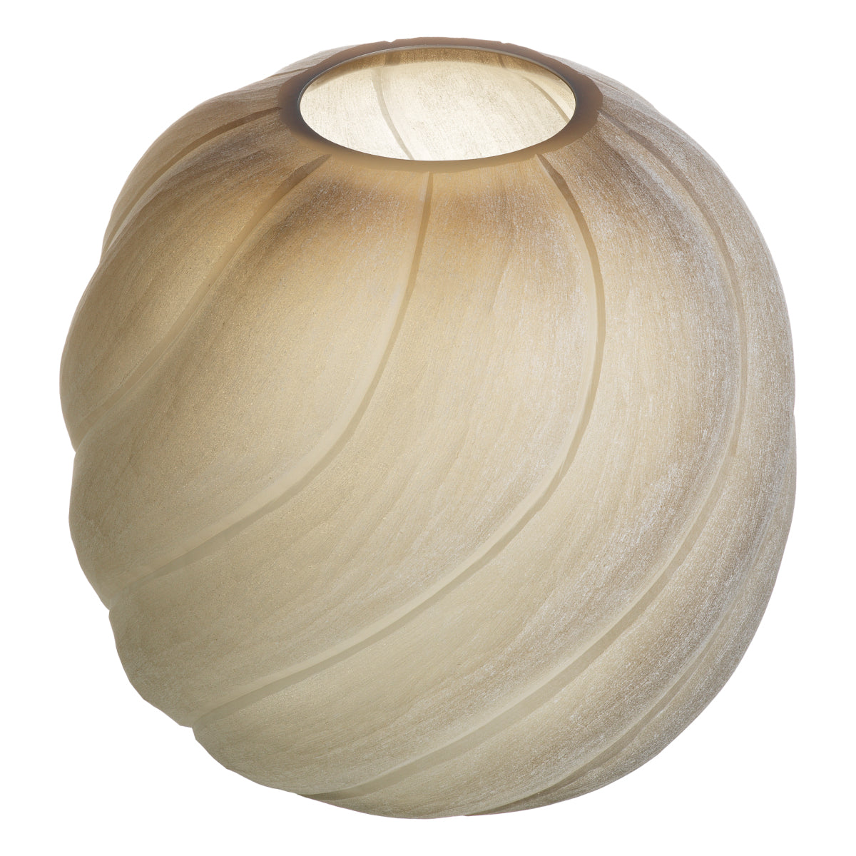 Frosted Sculptural Vase S Sicilia