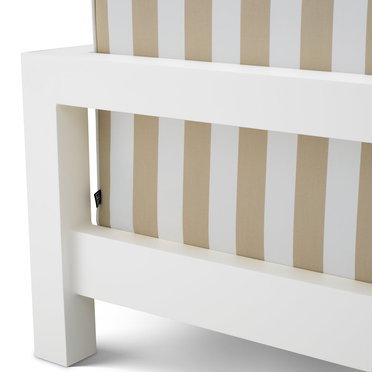 White Metal Frame Outdoor Chair Cap-Antibes