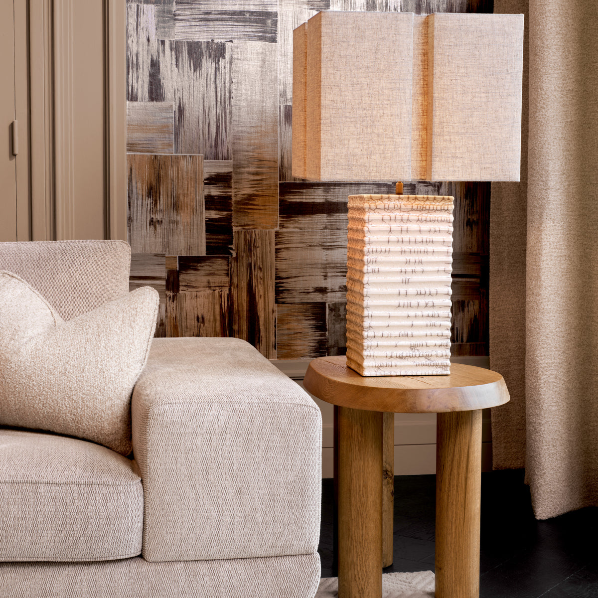 Beige Boucle Cushion Kempton | Eichholtzmh.com