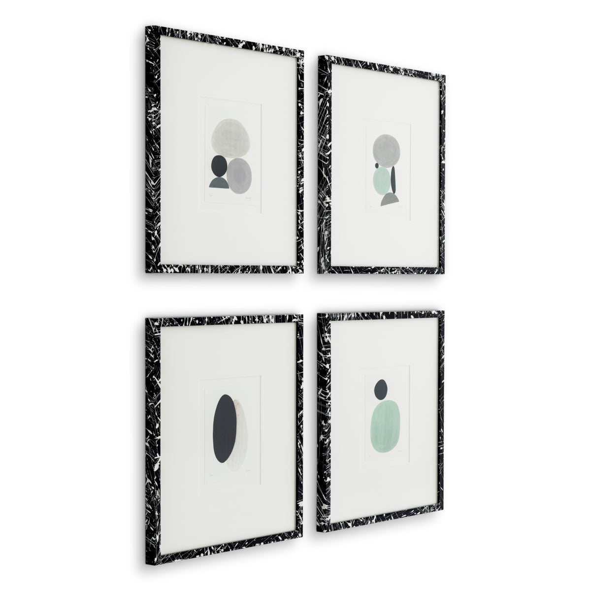 Abstract Minimalist Artwork Set (4) Prints | Eichholtzmh.com