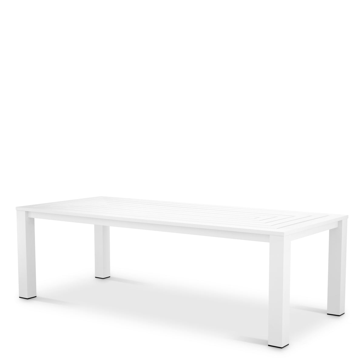 White Rectangular Outdoor Dining Table Vistamar