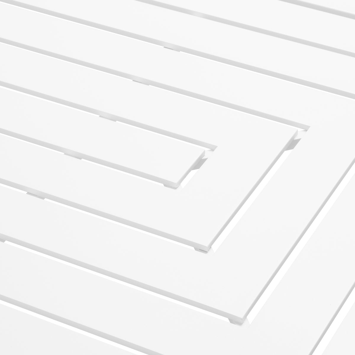 White Rectangular Outdoor Dining Table Vistamar