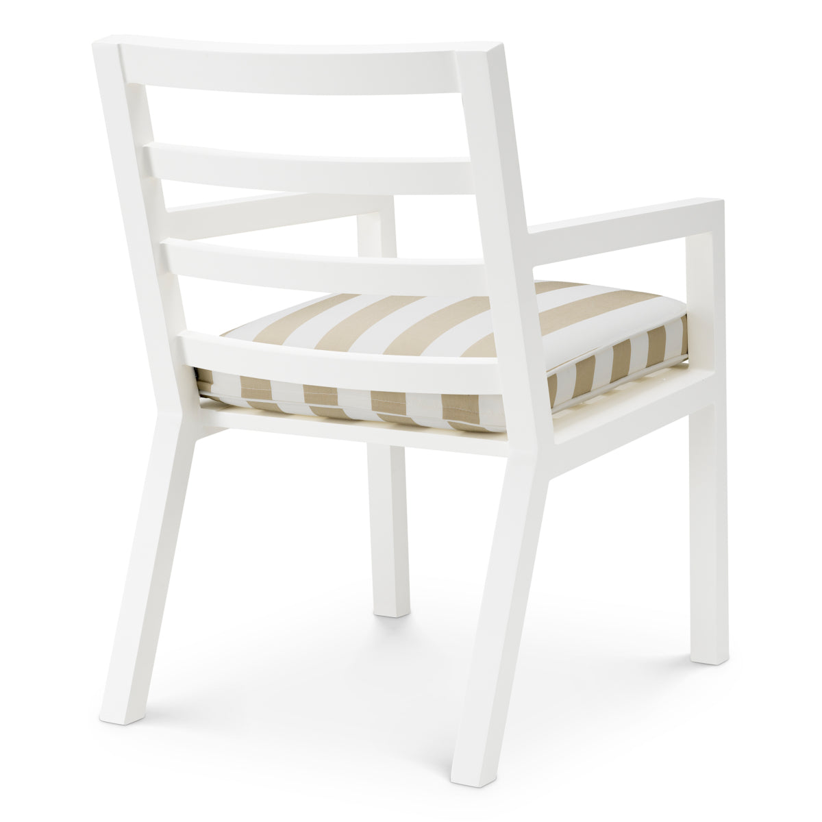 White Sunbrella Outdoor Dining Chair Delta
