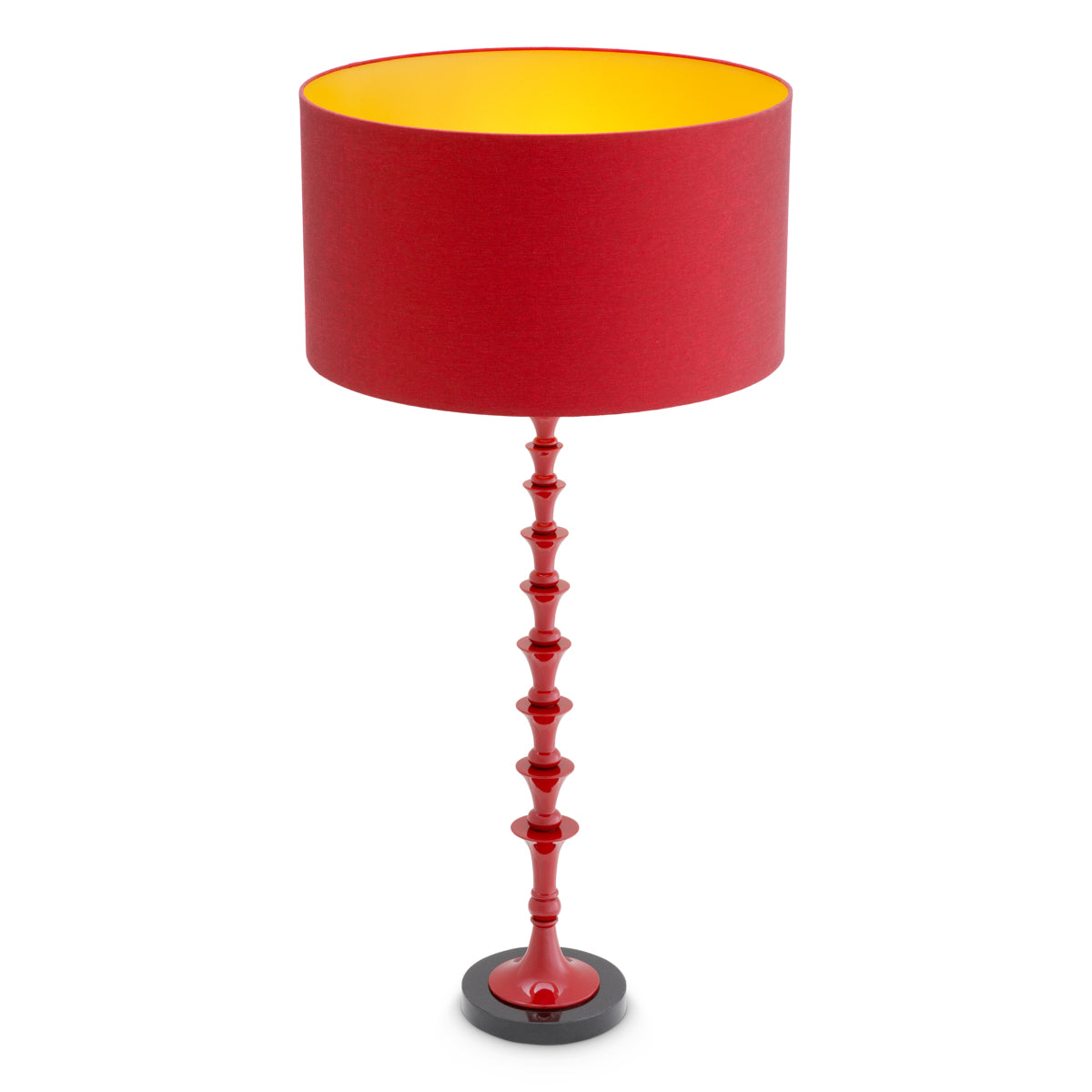 Red Shaded Table Lamp Arabella