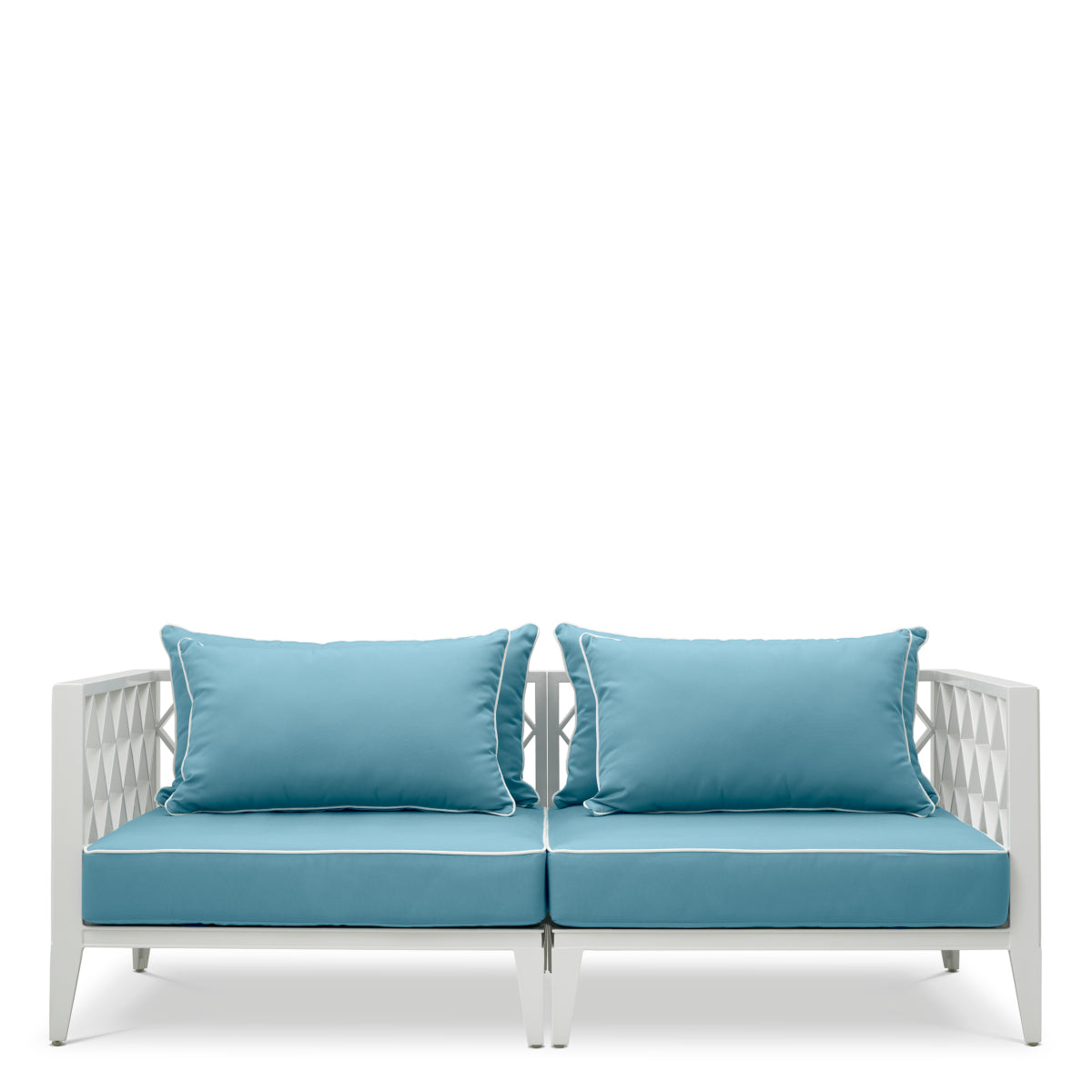 White Cushioned Outdoor Sofa S Ocean Club