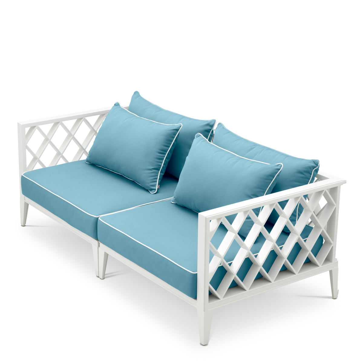White Cushioned Outdoor Sofa S Ocean Club