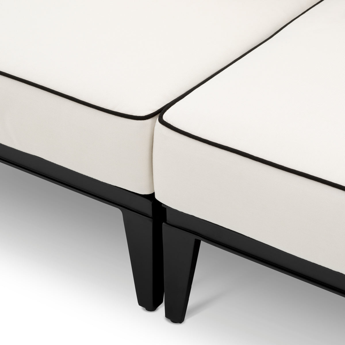 Black Cushioned Outdoor Sofa S Ocean Club