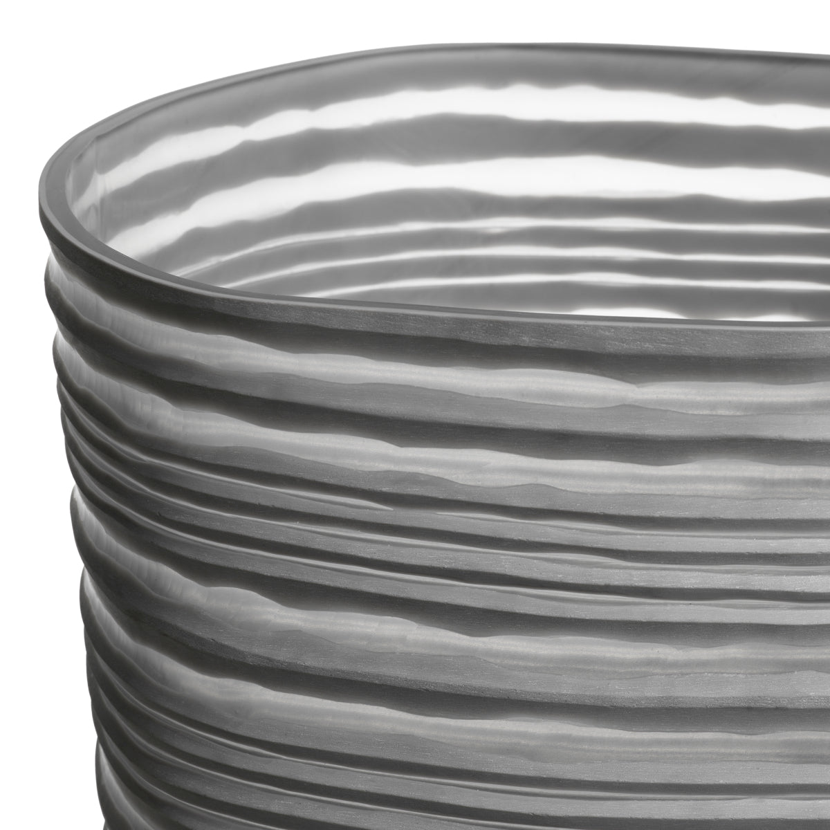 Gray Glass Vase S Ashby