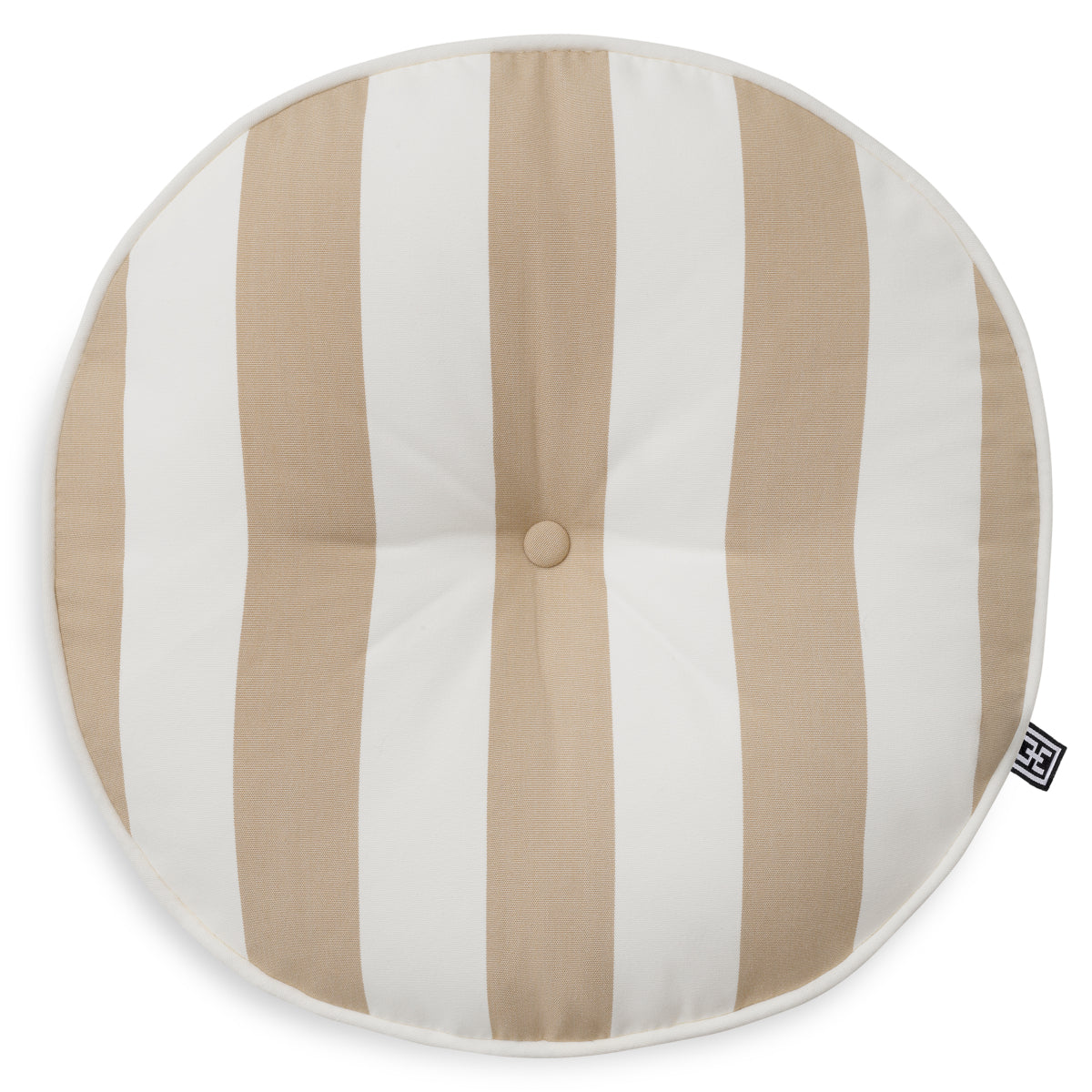 Beige Round Outdoor Cushion Florent