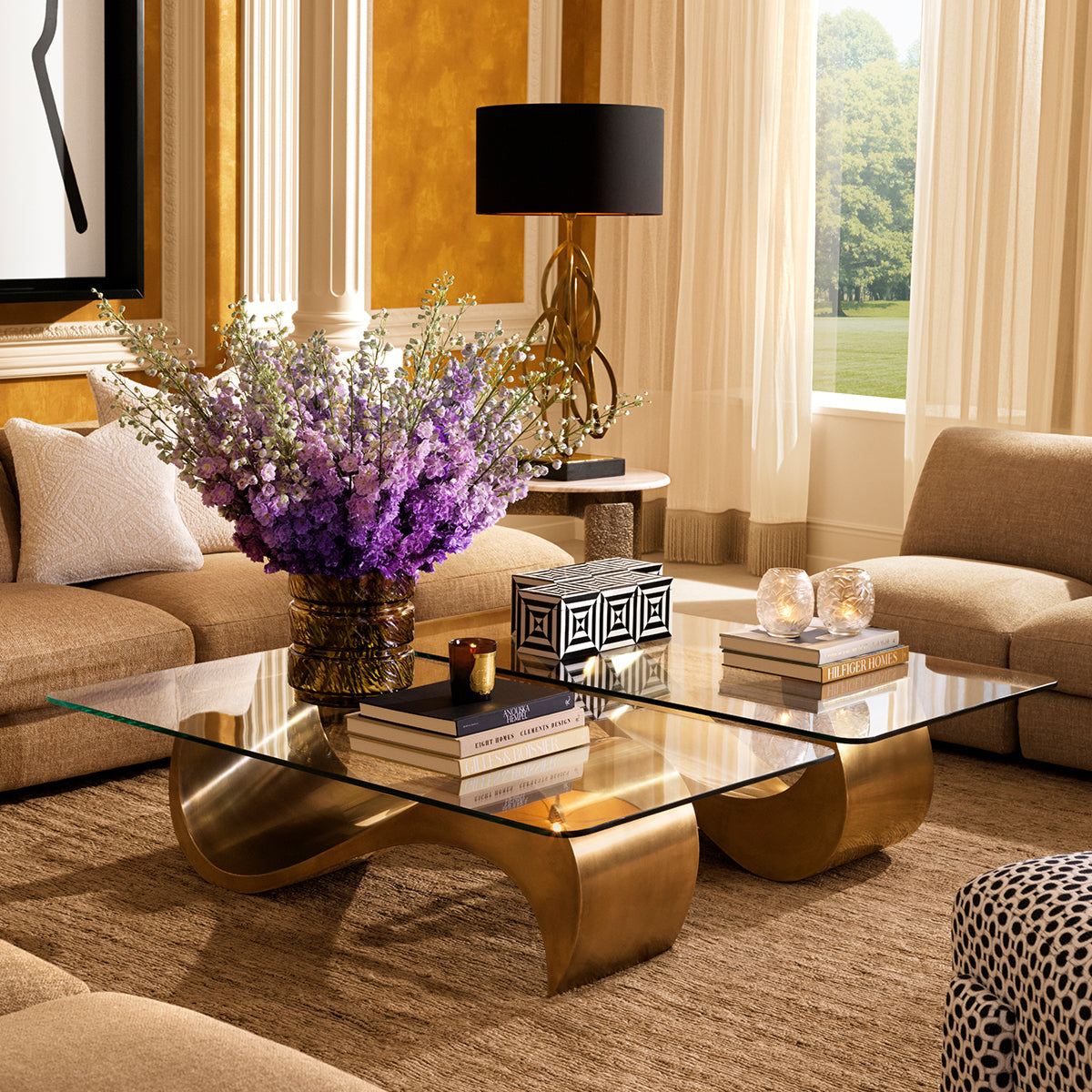 Clear Handmade Glass Vase Hadleigh