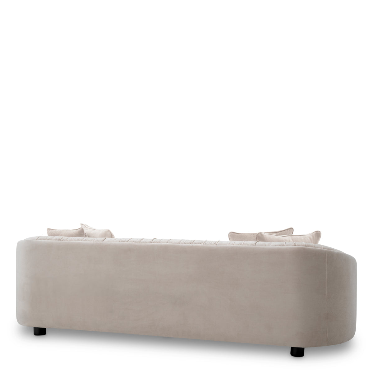 Cream Pleated Sofa Jameson