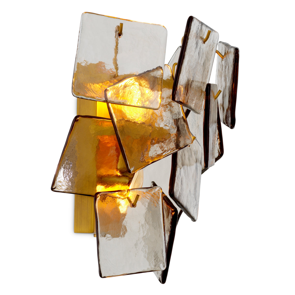 Smoked Glass Wall Lamp Biltmore