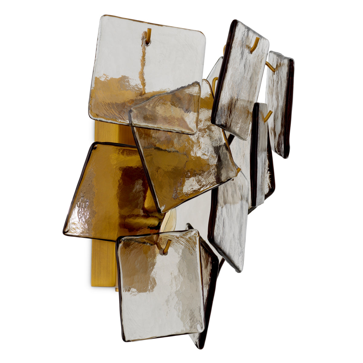 Smoked Glass Wall Lamp Biltmore