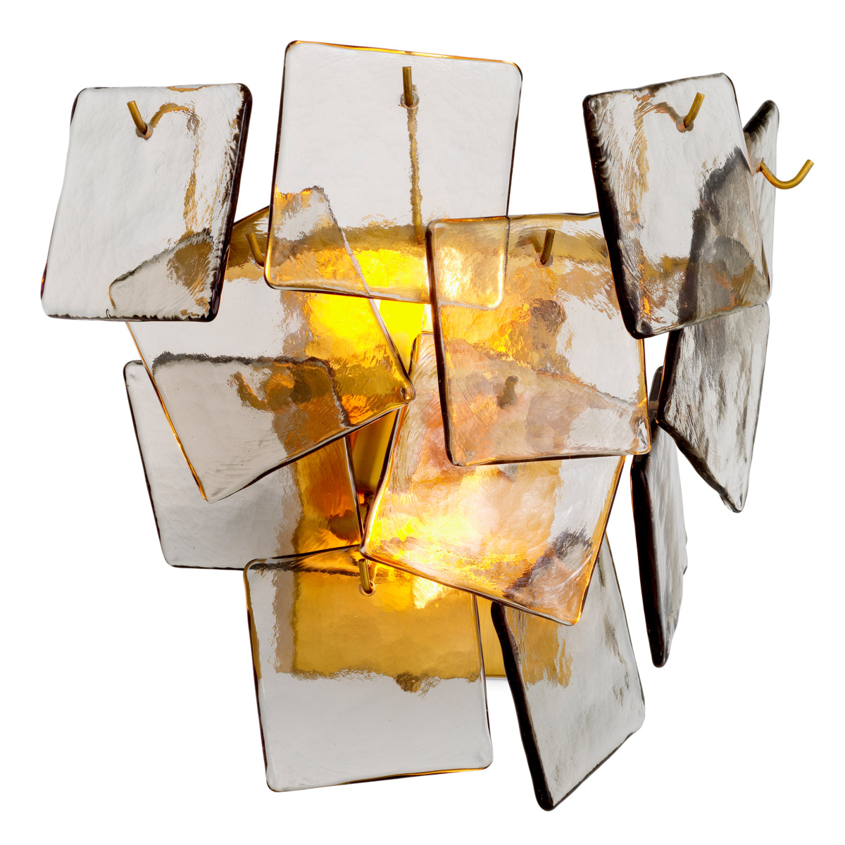 Smoked Glass Wall Lamp Biltmore