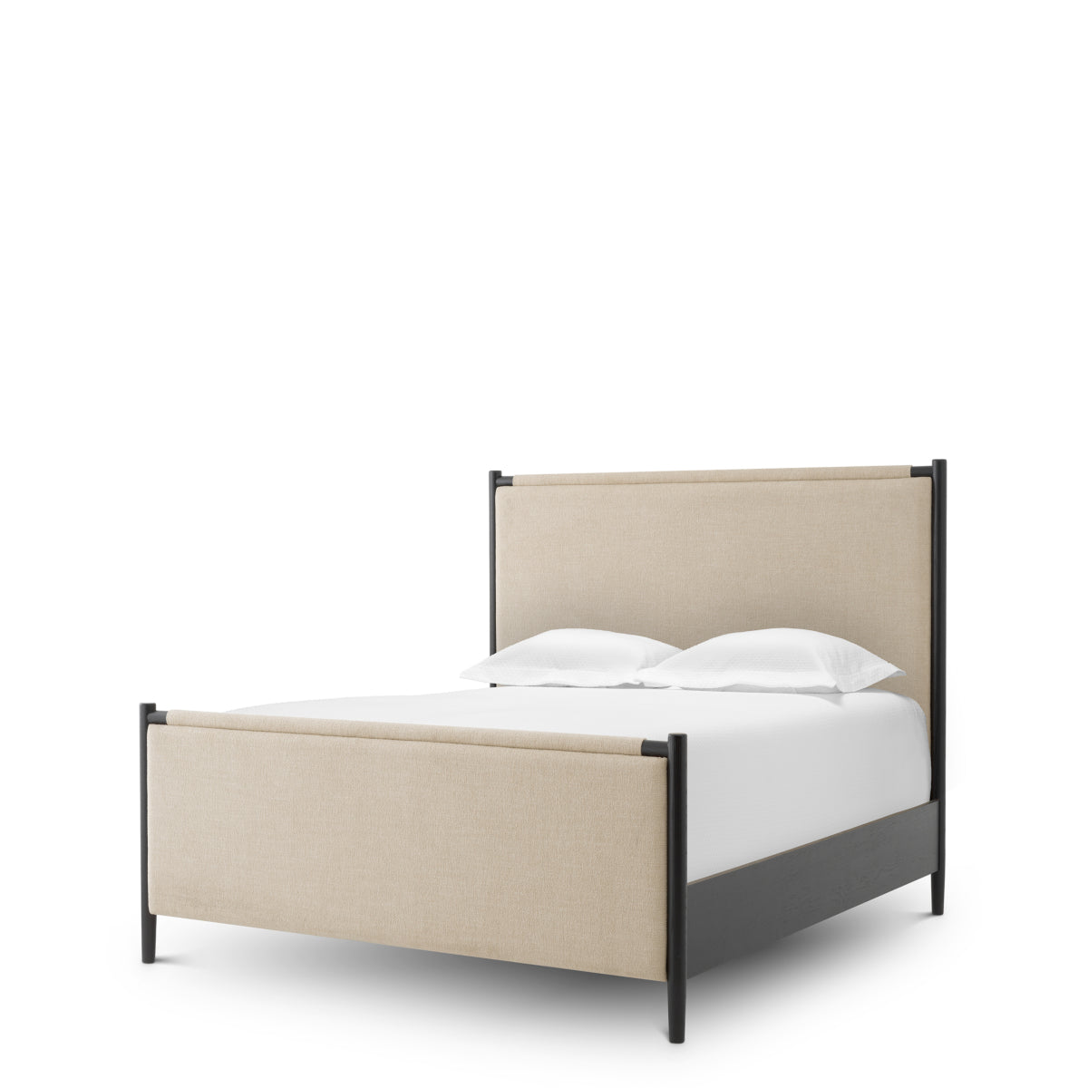 Beige Queen-Sized Bed Frame Bellingham