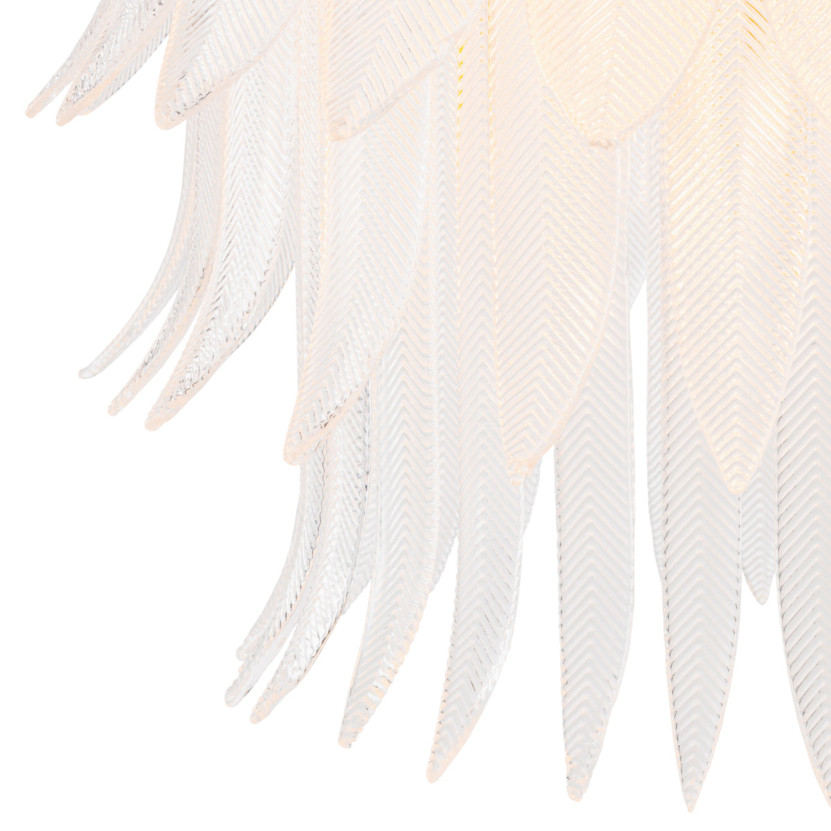 Hand-Cast Glass Chandelier L Erika