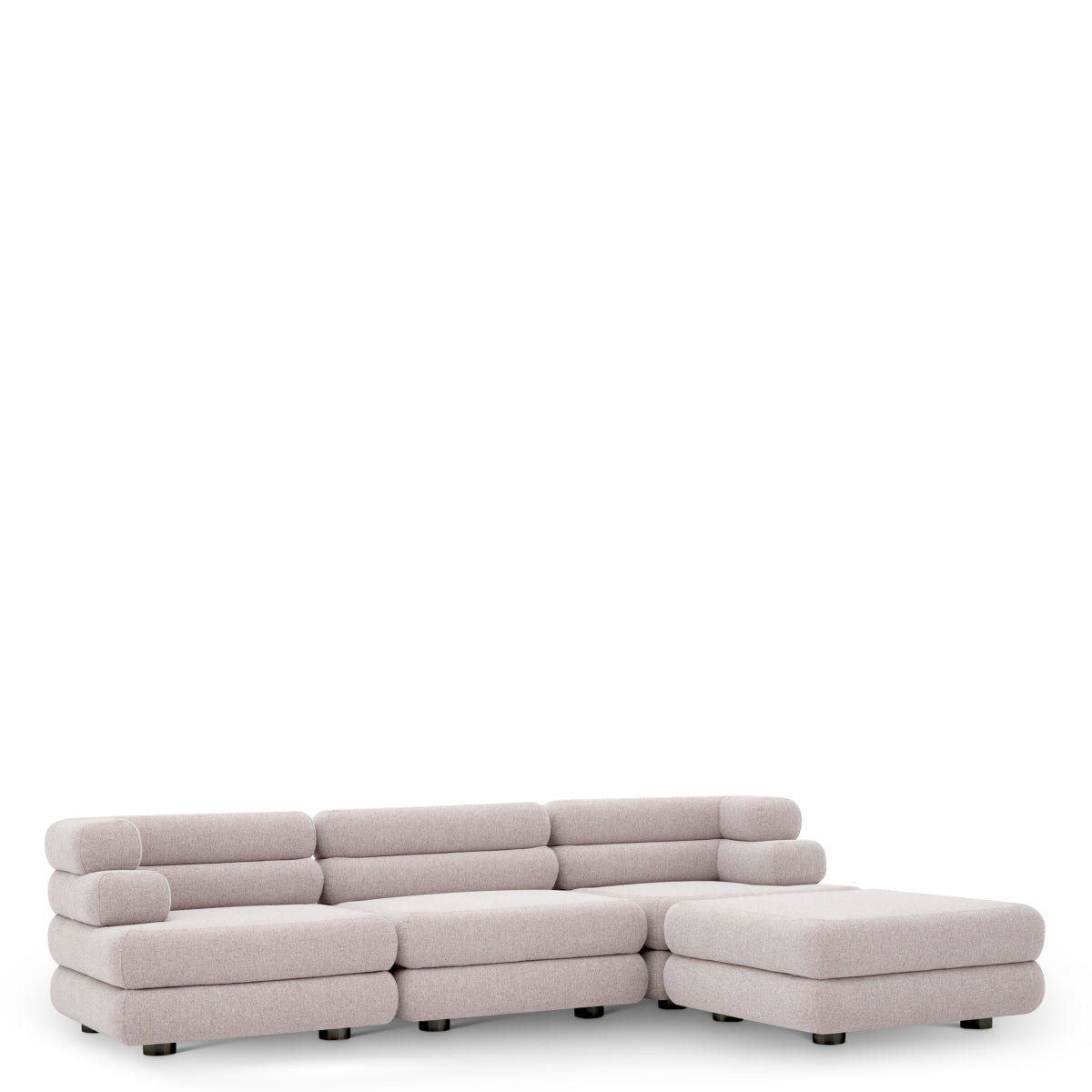 Gray Outdoor Modular Sofa Malaga